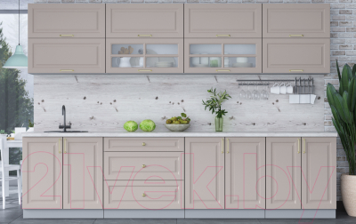 Готовая кухня Интерлиния Мила Шато 3.1Б