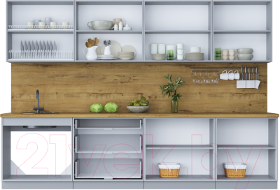 Готовая кухня Интерлиния Мила Шато 3.1Б