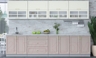 Готовая кухня Интерлиния Мила Шато 3.2Б