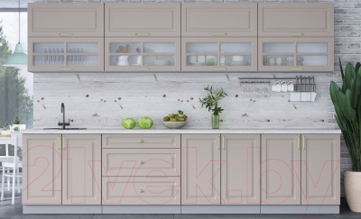 Готовая кухня Интерлиния Мила Шато 3.2Б