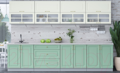 Готовая кухня Интерлиния Мила Шато 3.2Б