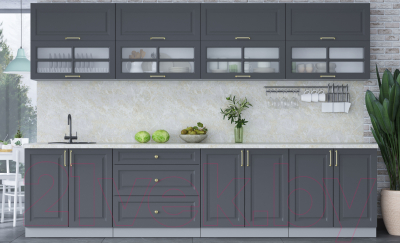 Готовая кухня Интерлиния Мила Шато 3.2Б