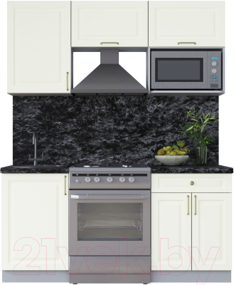 Готовая кухня Интерлиния Мила Шато 1.7В - фото