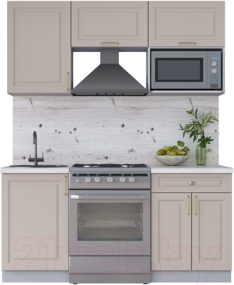 Готовая кухня Интерлиния Мила Шато 1.7В - фото