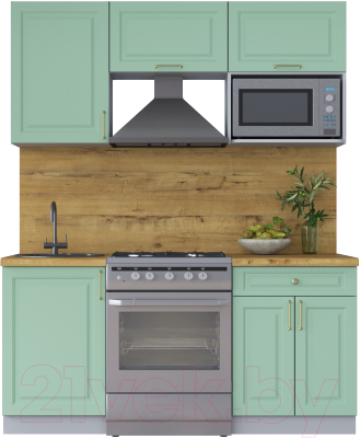 Готовая кухня Интерлиния Мила Шато 1.7В - фото