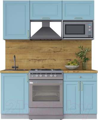 Готовая кухня Интерлиния Мила Шато 1.7В - фото