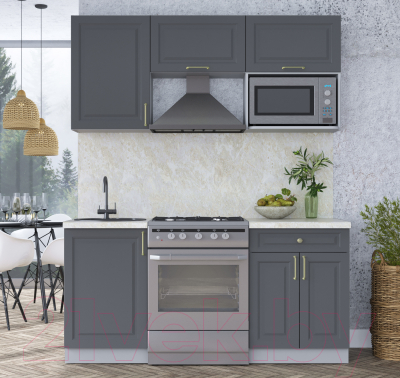 Готовая кухня Интерлиния Мила Шато 1.7В