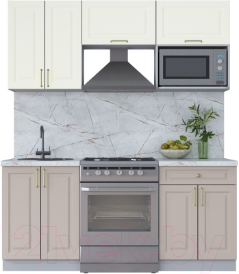 Готовая кухня Интерлиния Мила Шато 1.8В - фото