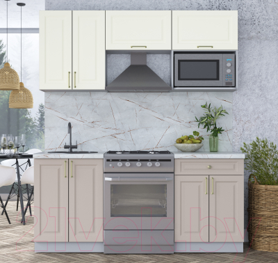 Готовая кухня Интерлиния Мила Шато 1.8В