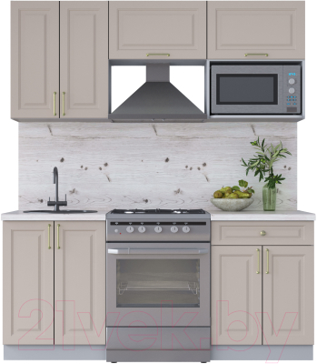 Готовая кухня Интерлиния Мила Шато 1.8В - фото