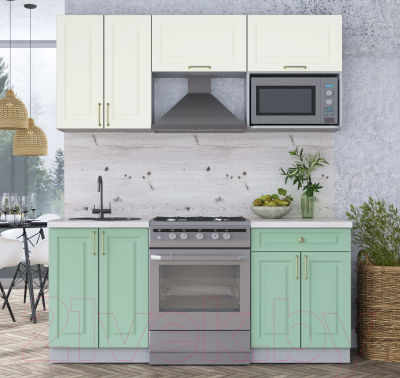 Готовая кухня Интерлиния Мила Шато 1.8В