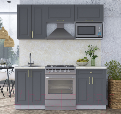 Готовая кухня Интерлиния Мила Шато 1.8В