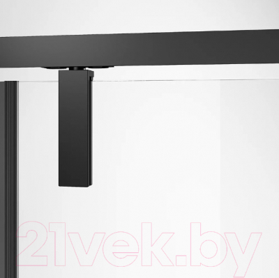 Душевая дверь Veconi 120x195 / VN34B-120-01-C7 (стекло прозрачное/черный)
