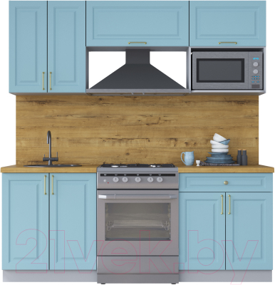 Готовая кухня Интерлиния Мила Шато 2.0В - фото