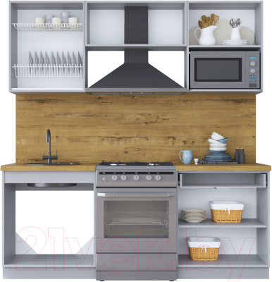 Готовая кухня Интерлиния Мила Шато 2.0В
