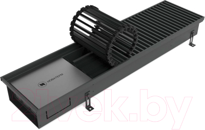 Конвектор внутрипольный Новатерм НТ-В-19/35/220 (черный) - фото