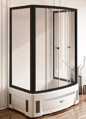 Душевой уголок Radomir Диана / 1-03-6-0-0-0140 (прозрачные стекло/черный)