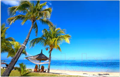 Фотофасад Arthata Пляж, пальмы, море / FotoSetka-250-112 - фото