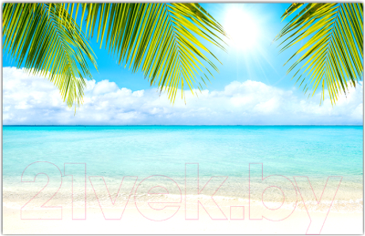 Фотофасад Arthata Пляж, пальмы, море / FotoSetka-250-119 - фото