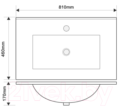 Умывальник Oliveeka S80