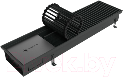 Конвектор внутрипольный Новатерм НТ-В-19/40/100 (черный) - фото