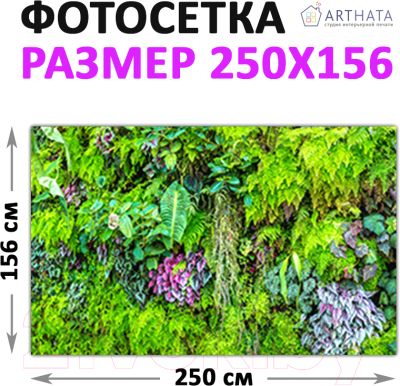 Фотофасад Arthata Листья / FotoSetka-250-13