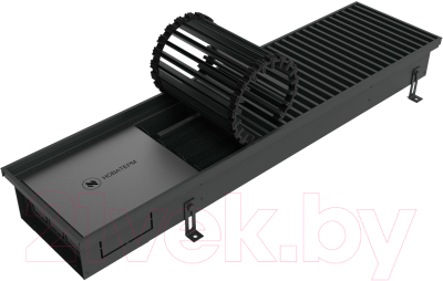 Конвектор внутрипольный Новатерм НТ-В-19/40/290 (черный) - фото