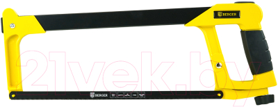 Ножовка BERGER По металлу биметаллическое полотно  300мм 24TPI / BG1846 - фото