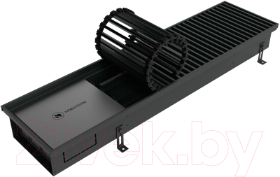 Конвектор внутрипольный Новатерм НТ-В-19/40/490 (черный) - фото
