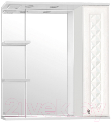 Шкаф с зеркалом для ванной Style Line Канна 75 - фото