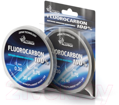 Леска флюорокарбоновая Allvega FX Fluorocarbon 0.40мм 30м / LFX3040