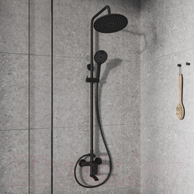 Душевая система со смесителем Milardo Rora RORBL4FM06