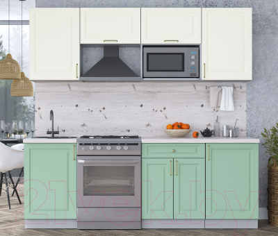 Готовая кухня Интерлиния Мила Шато 2.2В