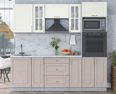 Готовая кухня Интерлиния Мила Шато 2.3В