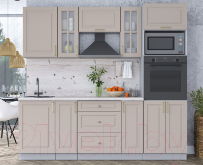 Готовая кухня Интерлиния Мила Шато 2.3В