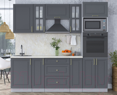 Готовая кухня Интерлиния Мила Шато 2.3В