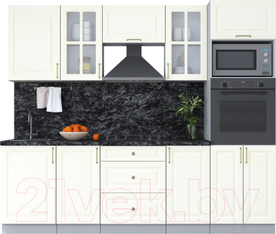 Готовая кухня Интерлиния Мила Шато 2.5В - фото