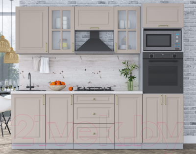 Готовая кухня Интерлиния Мила Шато 2.5В