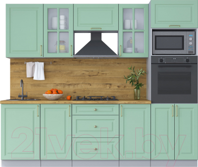 Готовая кухня Интерлиния Мила Шато 2.5В - фото