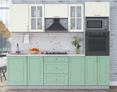 Готовая кухня Интерлиния Мила Шато 2.5В