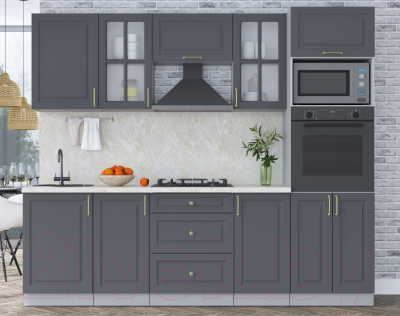 Готовая кухня Интерлиния Мила Шато 2.5В