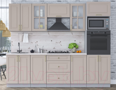 Готовая кухня Интерлиния Мила Шато 2.6В