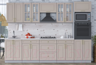 Готовая кухня Интерлиния Мила Шато 3.0В