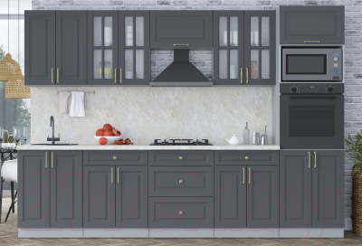 Готовая кухня Интерлиния Мила Шато 3.0В