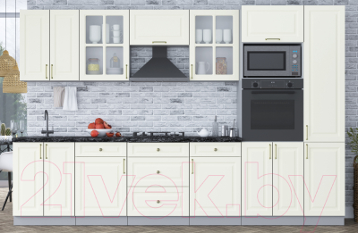 Готовая кухня Интерлиния Мила Шато 3.2В