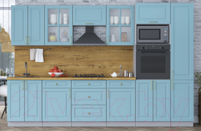 Готовая кухня Интерлиния Мила Шато 3.2В