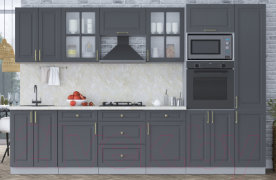 Готовая кухня Интерлиния Мила Шато 3.2В