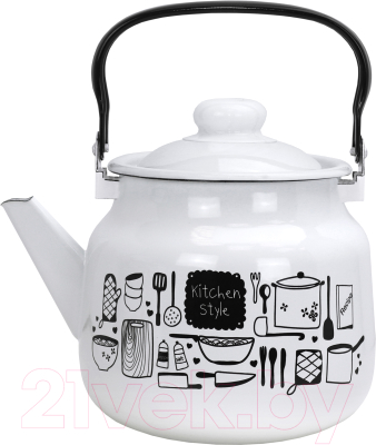 Чайник Эмаль Kitchen 01-2711/4М - фото