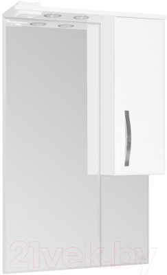 Шкаф с зеркалом для ванной Style Line Неаполь 65 (с подсветкой) - фото