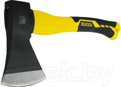 Топор BERGER Универсальный кованый 800г / BG1522 (фиберглассовая рукоятка)